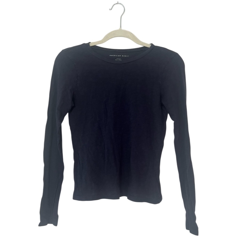 American Eagle Outfitters Navy Long Sleeve Top